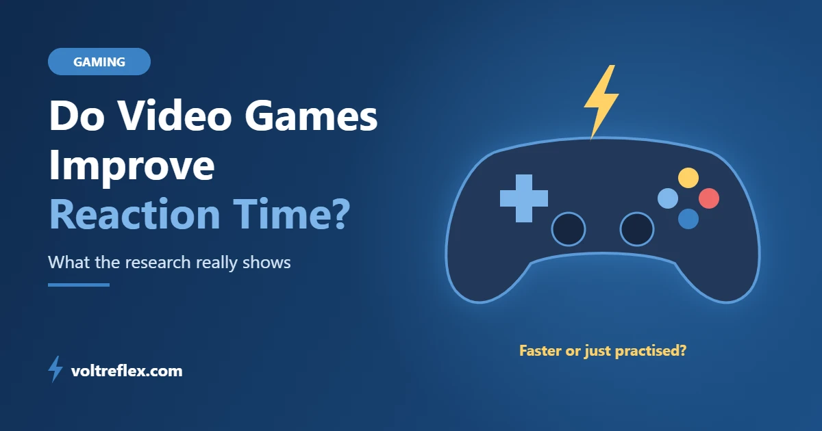 Do video games improve reaction time