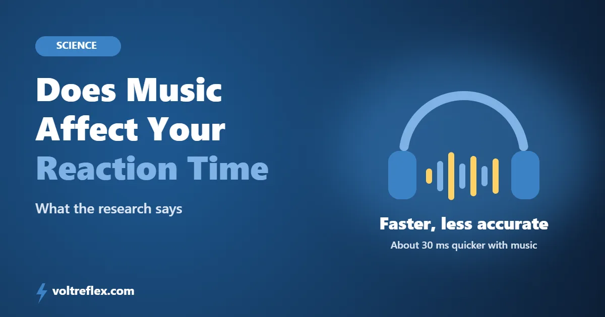 Music and reaction time